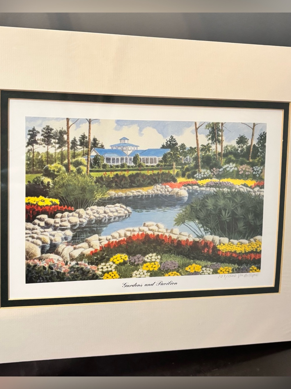 Sea Trail, Sunset Beach NC - Gardens and Pavilion Framed Art Print